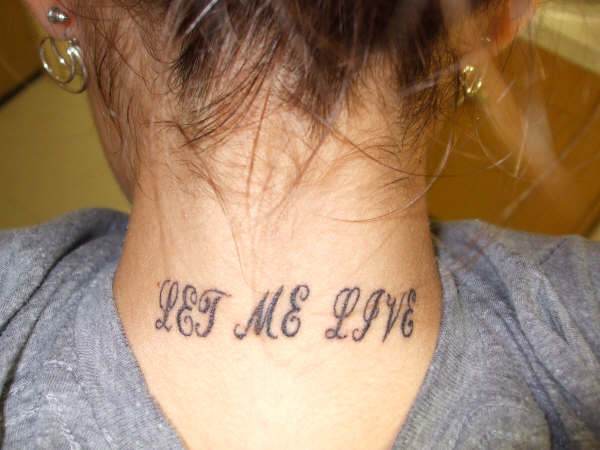 I got this tattoo because of the live performance of "I'm So Sick" and 